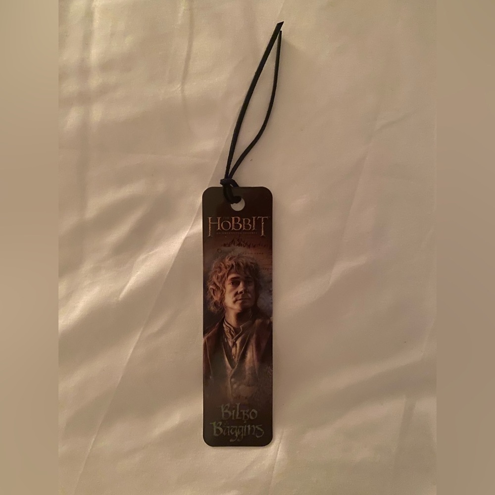 THE HOBBIT Bilbo Baggins Lord of the Rings Bookmark NWT